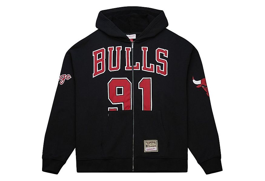 Mitchell & Ness Kapuzenpullover Oversized Chicago Bulls Dennis Rodman günstig online kaufen
