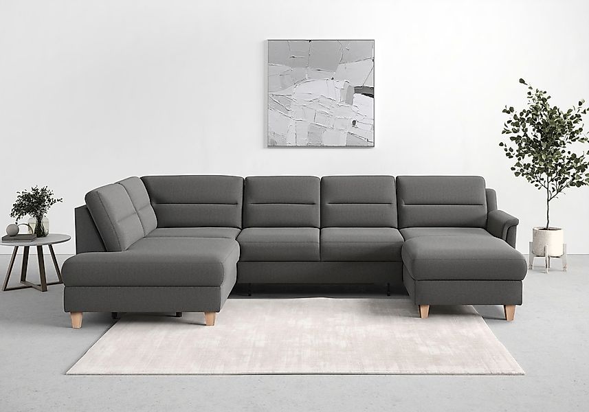 sit&more Wohnlandschaft "Farö U-Form" inklusive Federkern, wahlweise mit Be günstig online kaufen