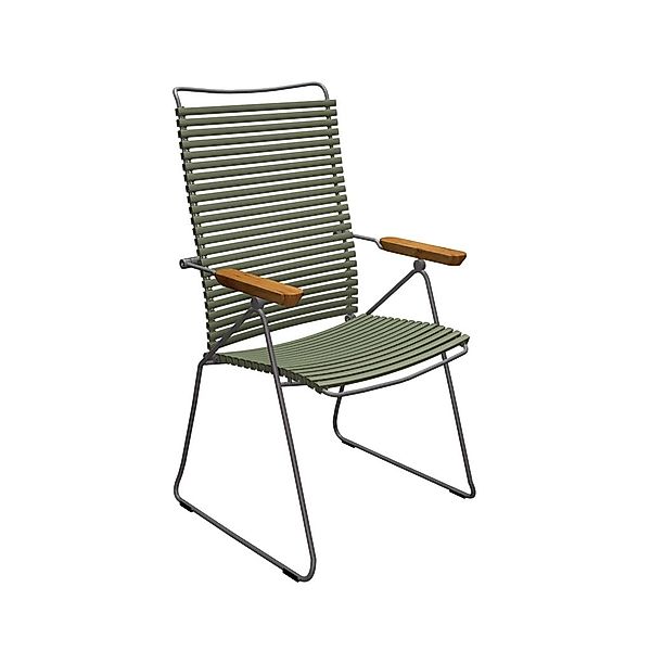 Outdoor Stuhl Click verstellbare Rückenlehne pastell hellblau günstig online kaufen