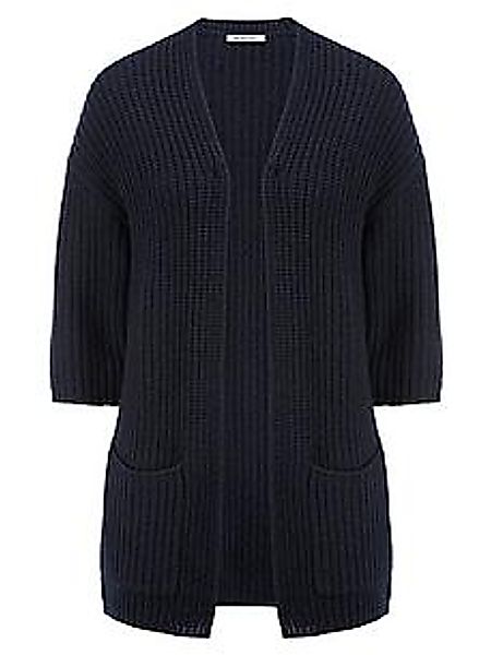 Strickjacke 3/4-Arm Peter Hahn blau günstig online kaufen