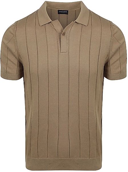 Suitable Respect Poloshirt Drop Needle Taupe - Größe XL günstig online kaufen