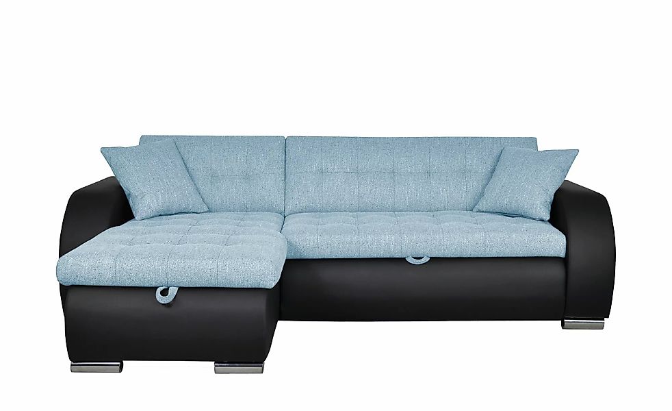 Ecksofa  Aries ¦ blau ¦ Maße (cm): B: 242 H: 80 T: 161.0 Polstermöbel > Sof günstig online kaufen