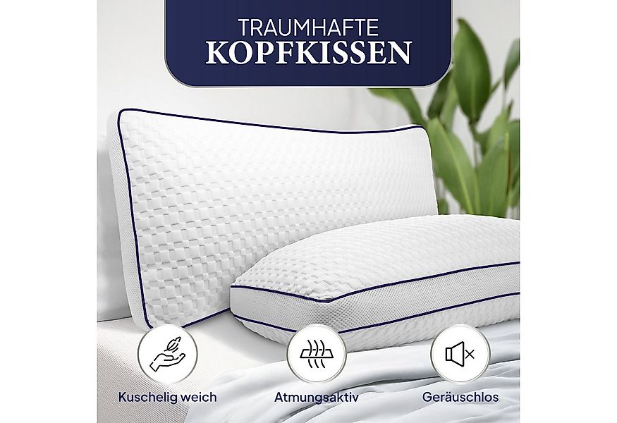 Gentle North Microfaserkissen Hochwertige Kopfkissen in Hotelqualität versc günstig online kaufen