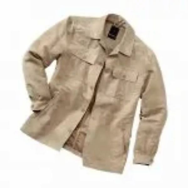 Mikrovelours-Hemdjacke günstig online kaufen
