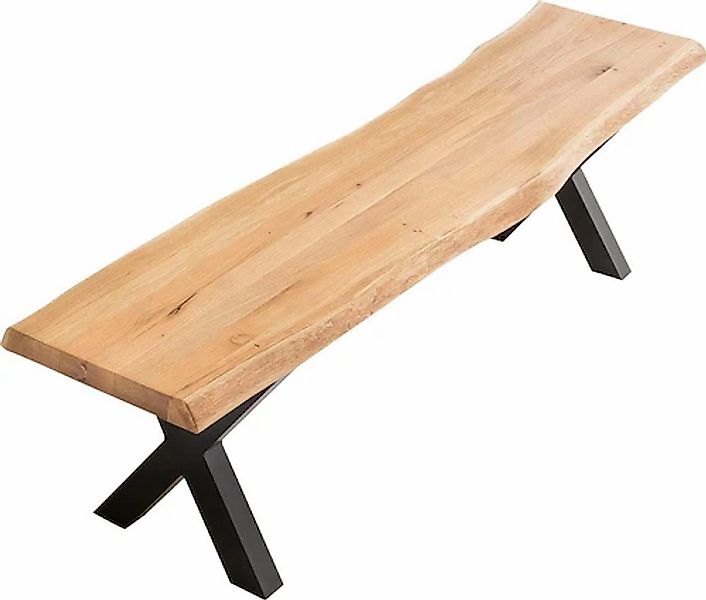 Home affaire Bank "Tristan" aus Massivholz Eiche günstig online kaufen