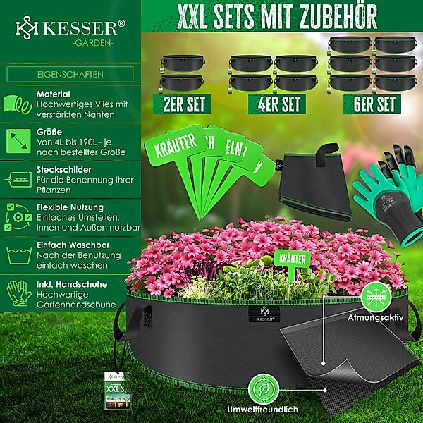 KESSER Pflanzkübel, Pflanzsäcke aus Vlies Kartoffel günstig online kaufen