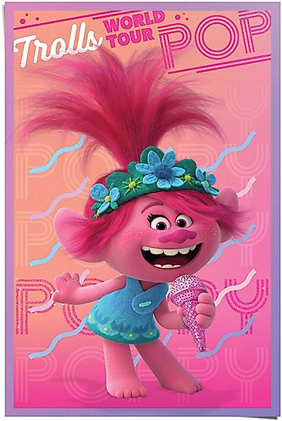 Reinders Poster "Trolls Welt Tour - Poppy Prinzessin - Abenteuer - Musik - günstig online kaufen
