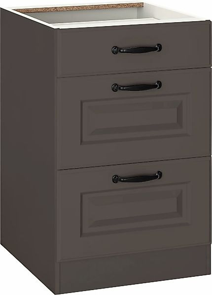 wiho Küchen Auszugsunterschrank "Erla, TOPSELLER" 50 cm breit mit Kassetten günstig online kaufen