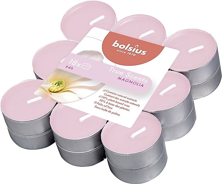 Bolsius Teelicht Bolsius Duftteelichter Magnolie, Höhe günstig online kaufen