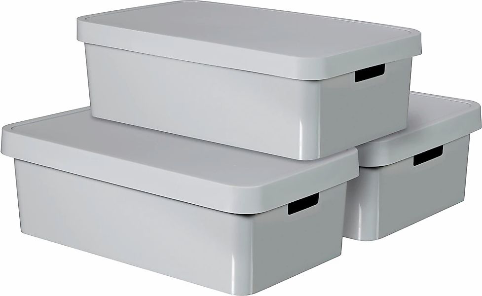 Curver Organizer "Infinity" Aufbewahrungsbox, 30 Liter, grau günstig online kaufen