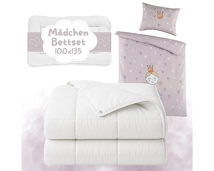 Carpe Sonno Kinderbettdecke + Kopfkissen + Bettwäsche 100x135 40x60 Baby Sä günstig online kaufen