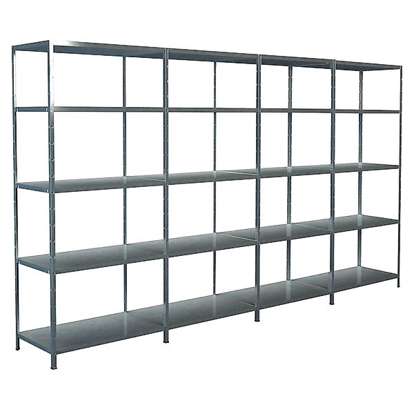 Schulte Steck-Grund- und 3 x Anbauregale 200 cm x 400 cm x 50 cm Verzinkt günstig online kaufen