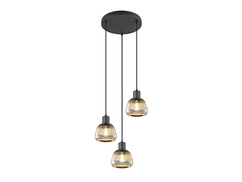 TRIO Leuchten LED Pendelleuchte, Dimmfunktion, LED wechselbar, warmweiß, 3e günstig online kaufen