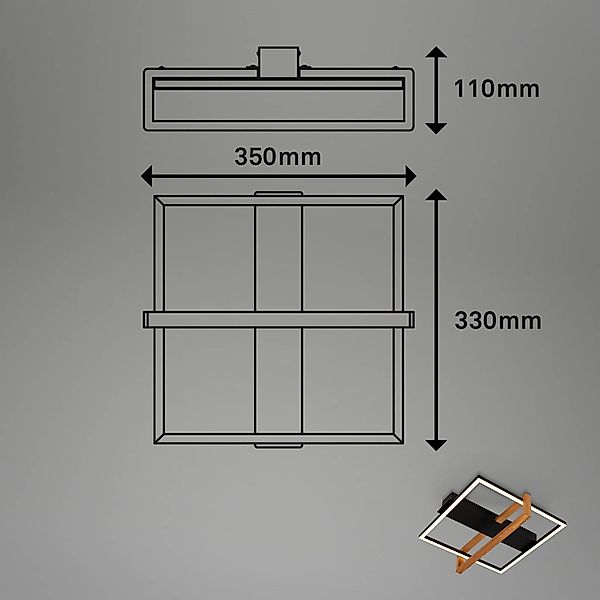 Briloner Leuchten LED Deckenleuchte »NESTED« günstig online kaufen