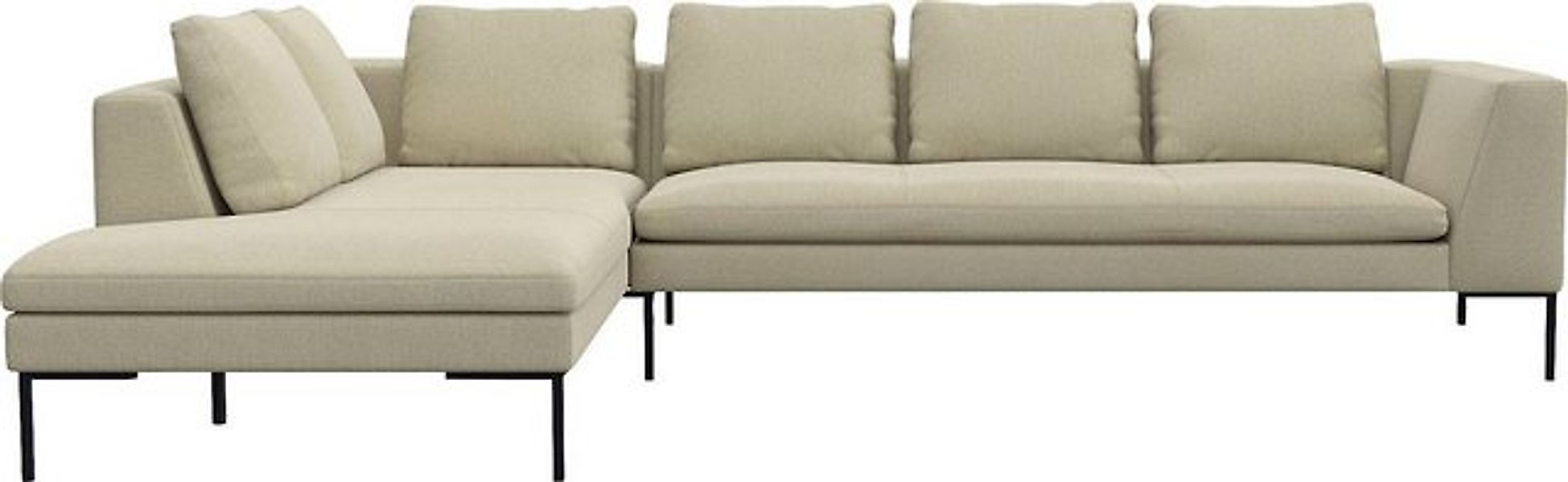 FLEXLUX Ecksofa Loano, superbequemer Sitzkomfort durch Kaltschaum im Sitz, günstig online kaufen