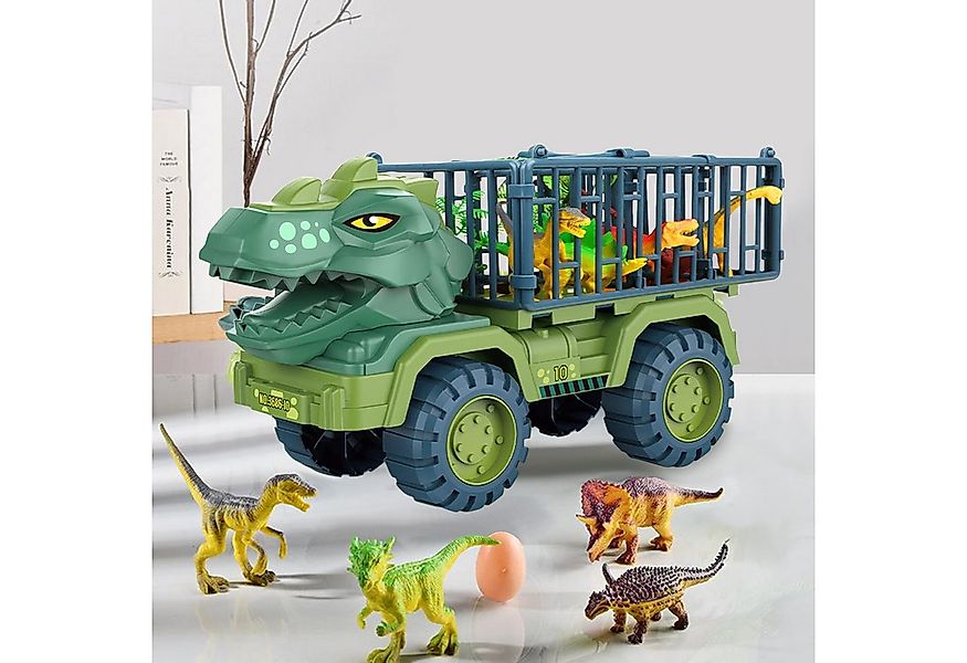 REDOM Spielzeug-Transporter Dino Truck Dinosaurier Spielset, (Triceratops D günstig online kaufen