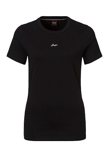 BOSS ORANGE T-Shirt Elogo Premium Damenmode günstig online kaufen