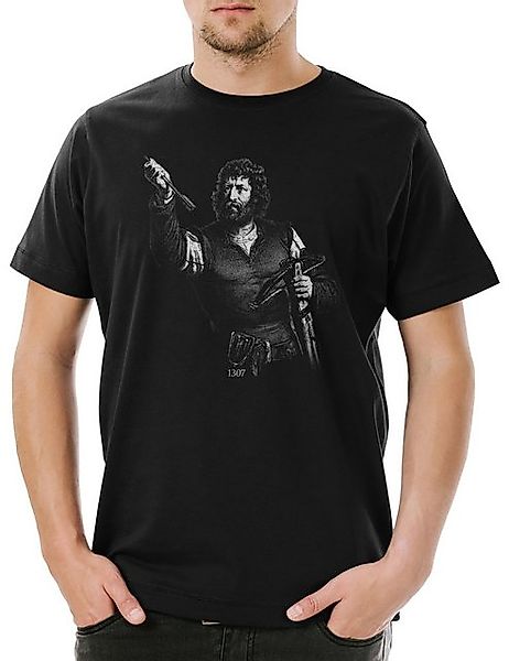 Urban Backwoods Print-Shirt Wilhelm Tell Herren T-Shirt William Schweit Swi günstig online kaufen