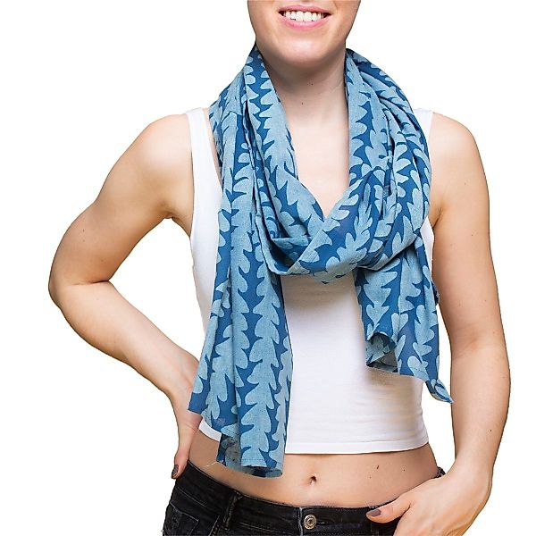 PANASIAM Halstuch Schal Indigo auch als günstig online kaufen