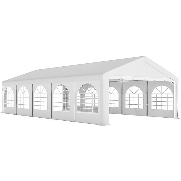 Outsunny Festzelt 5 x 10 m, Pavillon mit 5 Segmenten, UV-Schutz 40+ und ver günstig online kaufen