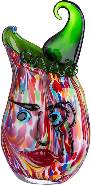 Casablanca by Gilde Tischvase »Venito, Dekovase«, (1 St.), Vase aus durchge günstig online kaufen