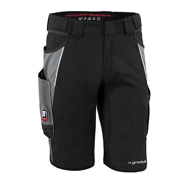 Qualitex Workwear Arbeitsshorts Shorts "IRON" schwarz/grau, günstig online kaufen