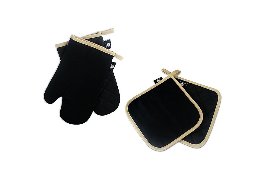 Fire Stone Topflappen Ofenhandschuhe Firestone, (Spar-Set, 4-tlg), Hitzebes günstig online kaufen