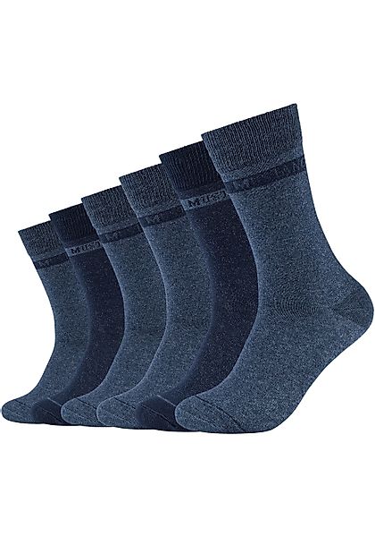 MUSTANG Socken "casual" 6 Stk. tlg. weicher und elastischer Komfortbund günstig online kaufen