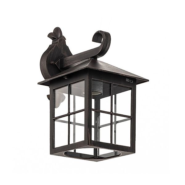 Lindby Wandleuchte Außen Ida 9611017 Retro Vintage Antik aus Aluminium 1-fl günstig online kaufen