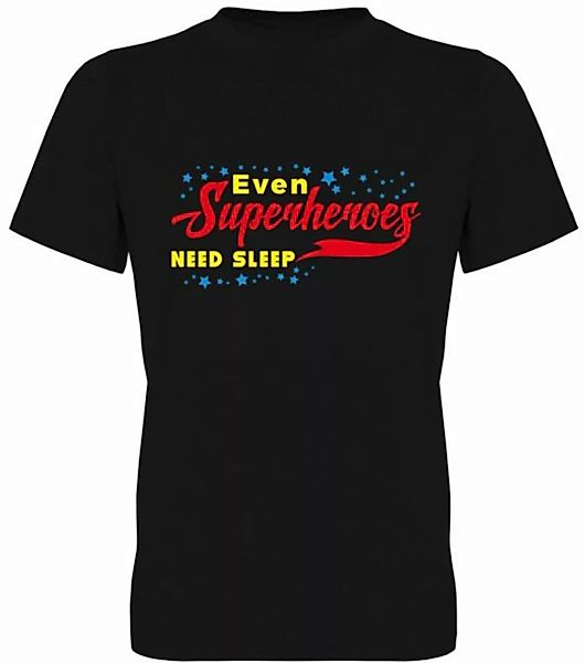 G-graphics T-Shirt Even Superheroes need sleep Herren T-Shirt, mit trendige günstig online kaufen