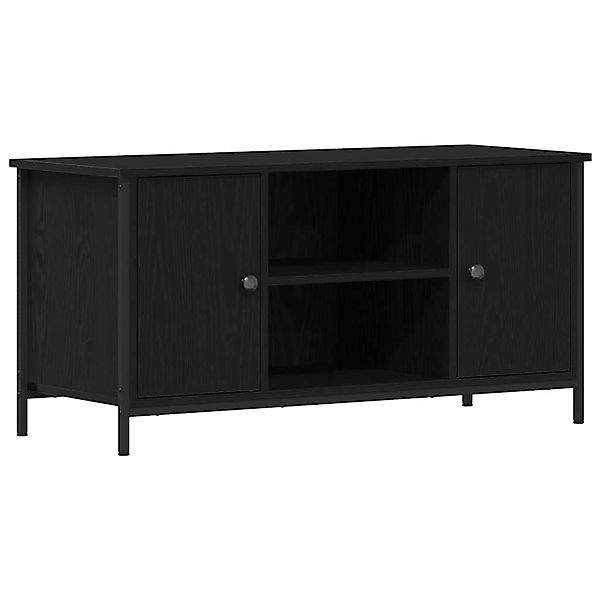 vidaXL TV-Schrank Schwarz Eichen-Optik 100 x 40 x 50 cm Holzwerkstoff 86214 günstig online kaufen