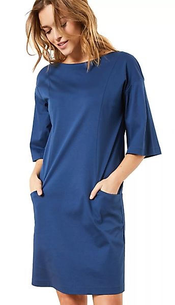 Blaues Kleid Im Kimono Stil günstig online kaufen