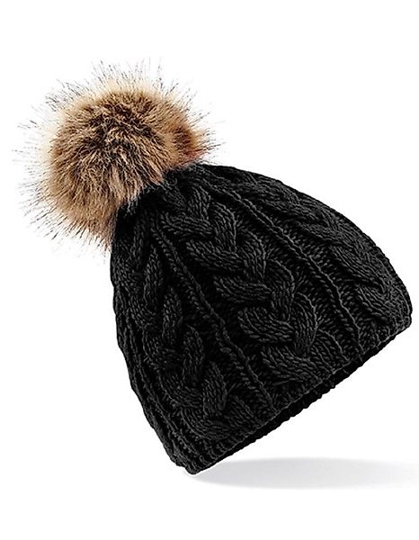 Beechfield® Bommelmütze Damen Winter Strickmütze Mütze günstig online kaufen