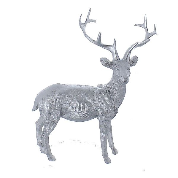 MICA Weihnachtsfigur Hirsch stehend silber - günstig online kaufen