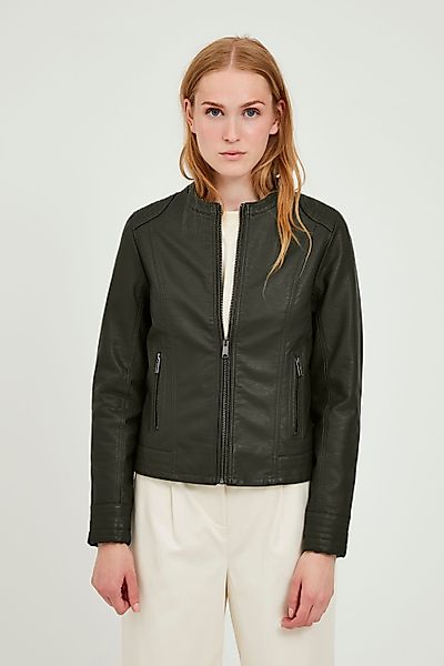 b.young Lederimitatjacke BYACOM Damen Kunstlederjacke günstig online kaufen