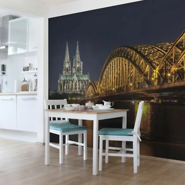 Bilderwelten Fototapete Kölner Dom schwarz Gr. 480 x 320 günstig online kaufen