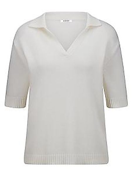 Pullover Polokragen Peter Hahn weiss günstig online kaufen