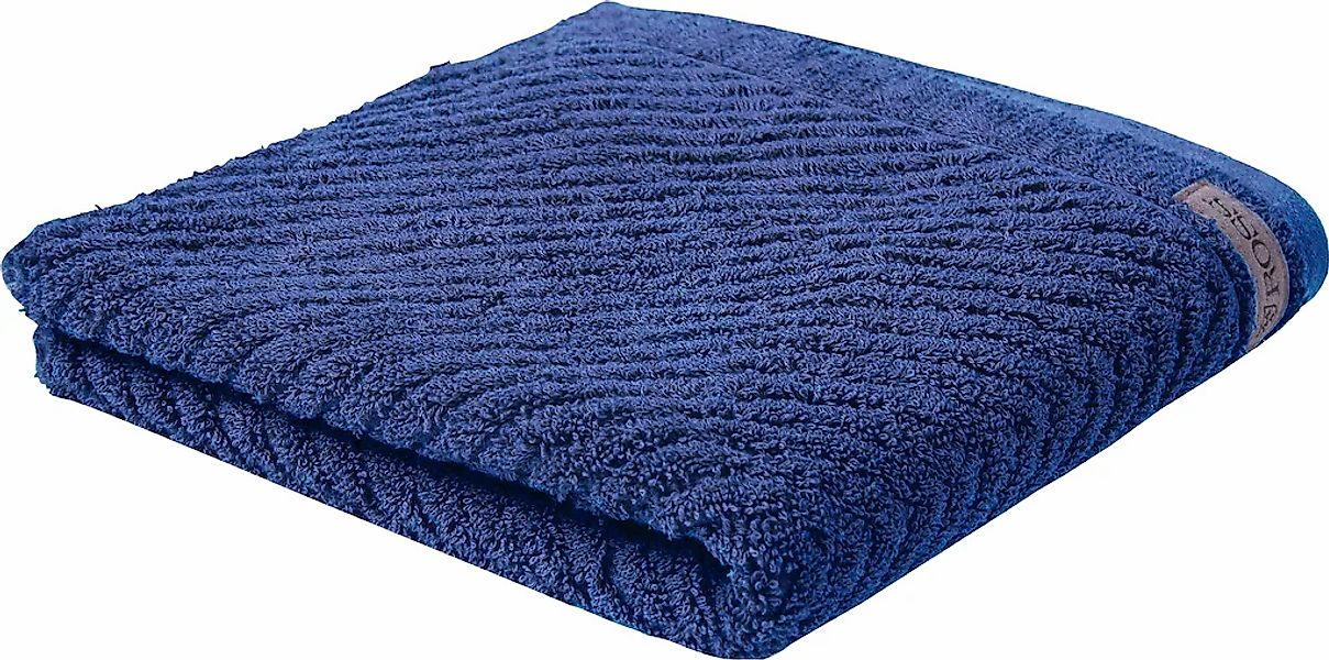 ROSS Duschtuch "Smart" Uni-Rippe mit Velourslabel günstig online kaufen