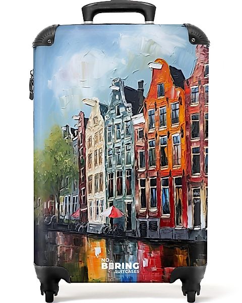 NoBoringSuitcases.com© Hartschalen-Trolley Ölgemälde - Architektur - günstig online kaufen