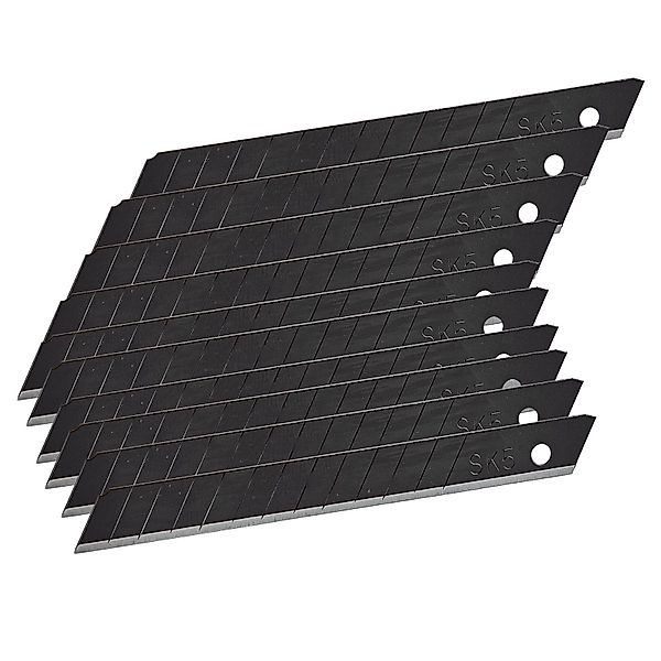 KesTek Cuttermesser Abbrechklingen SK5 schwarz 9-18mm, günstig online kaufen
