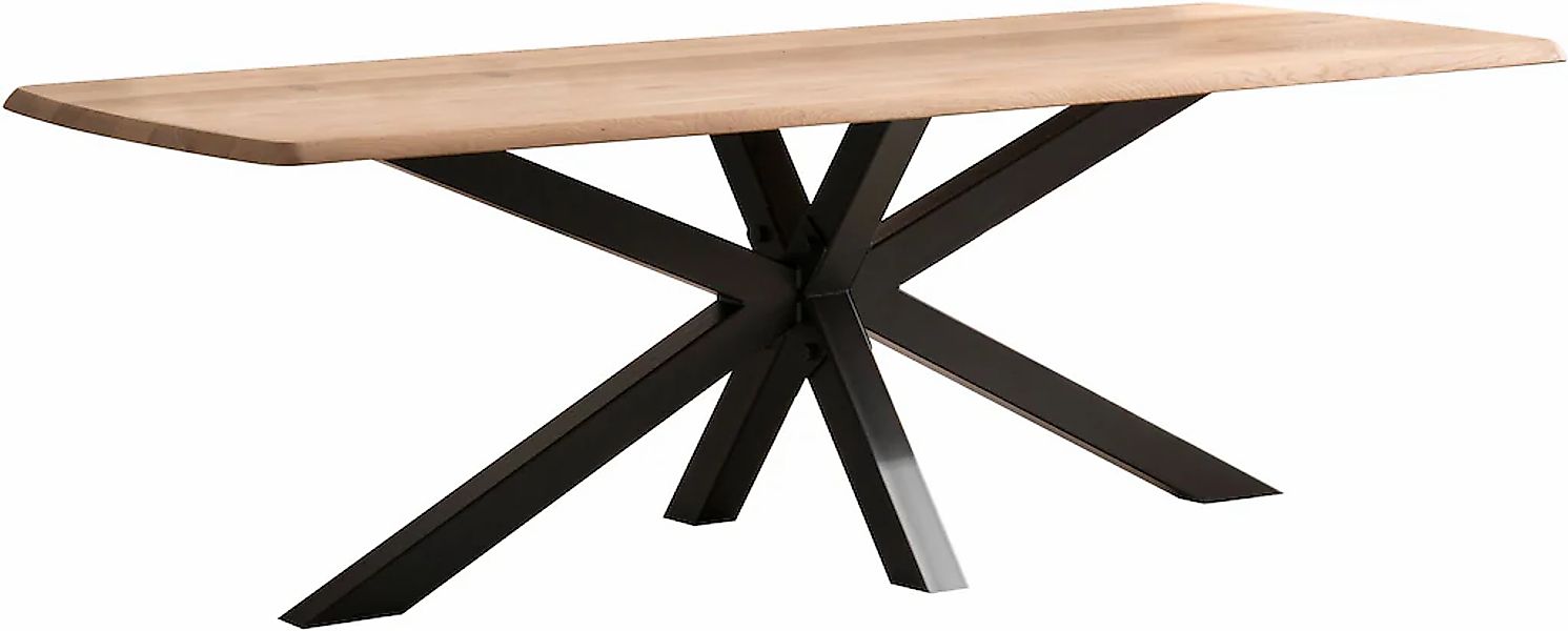 Home affaire Esstisch "Ottawa" 2 Stk. tlg. moderner Esstisch aus massiver E günstig online kaufen