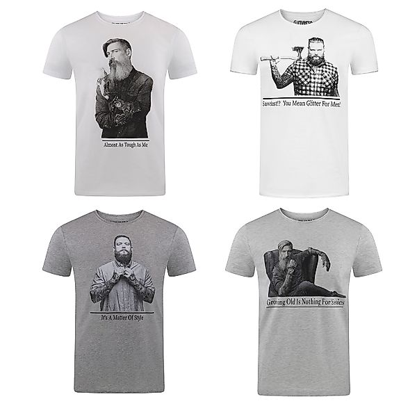 riverso T-Shirt Herren Fotoprintshirt RIVHarald Regular günstig online kaufen