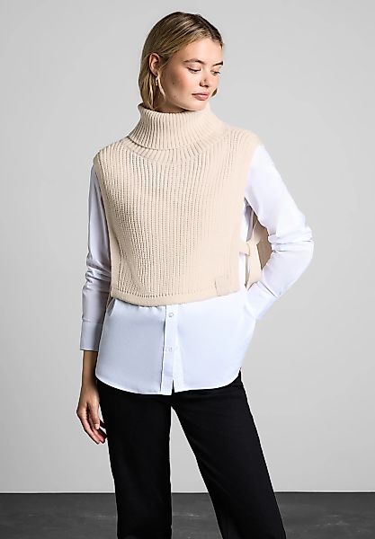 STREET ONE Strickponcho aus softem Materialmix günstig online kaufen