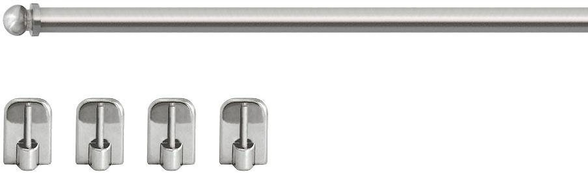 Good Life Vitragenstange "Kugel" Ø 7 mm 1 läufig-läufig ausziehbar günstig online kaufen