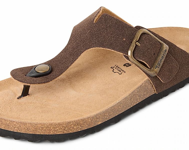 Tamaris Zehentrenner "CORRA" Sommerschuh, Schlupfschuh mit angenehmen Zehen günstig online kaufen
