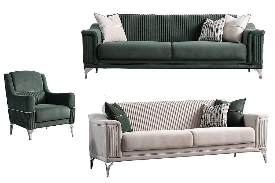 Villa Möbel Polstergarnitur Elyss, (Set, 3-tlg), günstig online kaufen