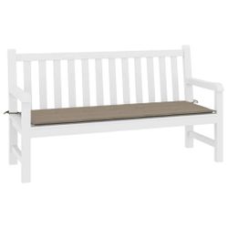 vidaXL Sitzauflage Gartenbank-Auflage Taupe 200x50x4 cm günstig online kaufen