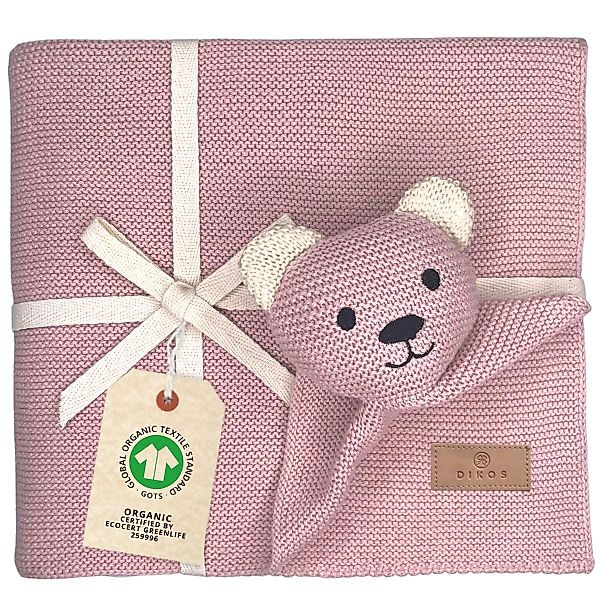 Babydecke DIKOS® Babydecke SCHMUSE-Bär Baby Geschenk günstig online kaufen