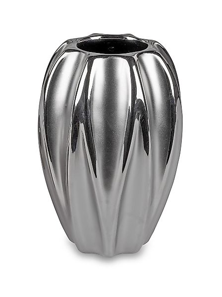 formano Dekovase Vase matt Silber in günstig online kaufen