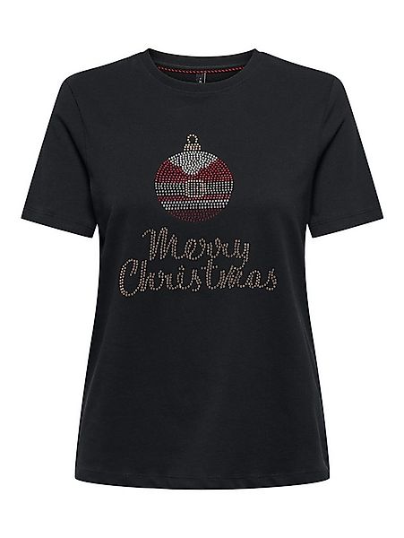 ONLY Kurzarmshirt ONLKITA XMAS S/S RHINESTONE BOX CS JRS günstig online kaufen